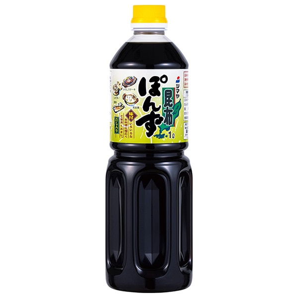 シマヤ 昆布ぽん酢 1Lペットボトル×12本入×(2ケース)