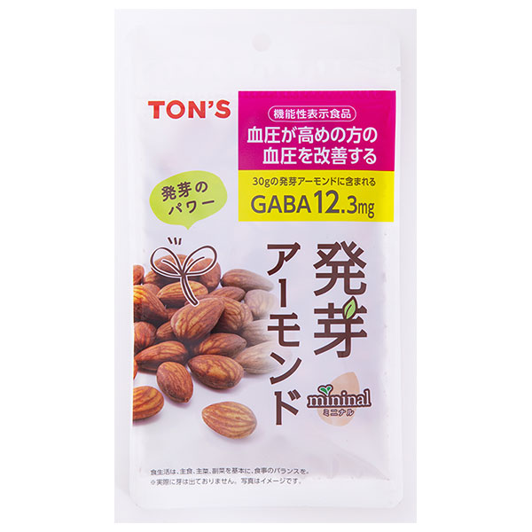東洋ナッツ トン 機能性 発芽アーモンド 60g×10袋入