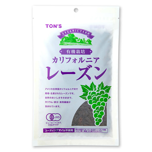 東洋ナッツ トン 有機栽培レーズン 大 270g×10袋入