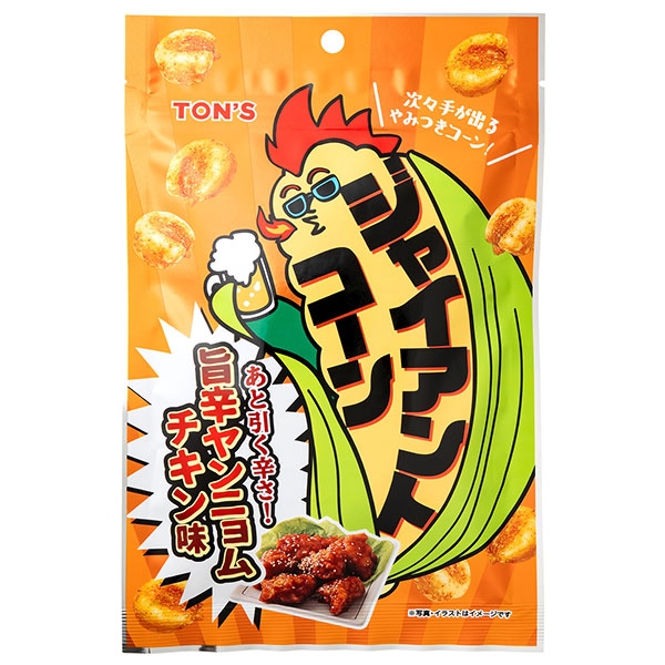 東洋ナッツ ジャイアントコーン ヤンニョムチキン味 55g×10袋入