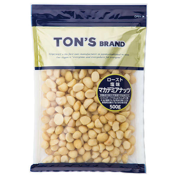 東洋ナッツ トン マカデミアナッツ 500g×10袋入×(2ケース)