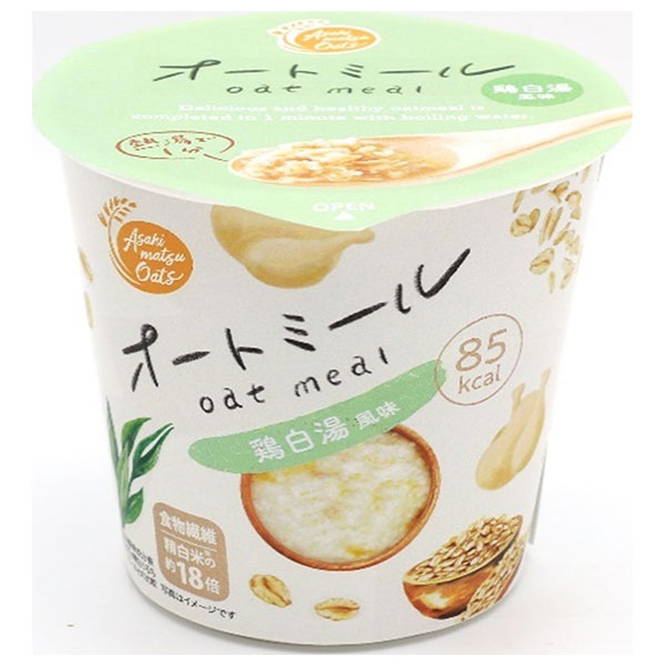旭松 オートミール 鶏白湯風味 27g×6個入×(2ケース)