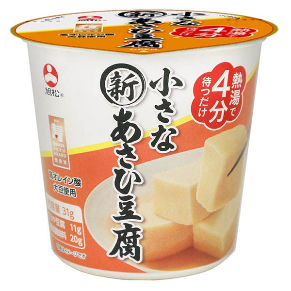 旭松 カップ 小さな新あさひ豆腐 液体調味料付 31g×6個入