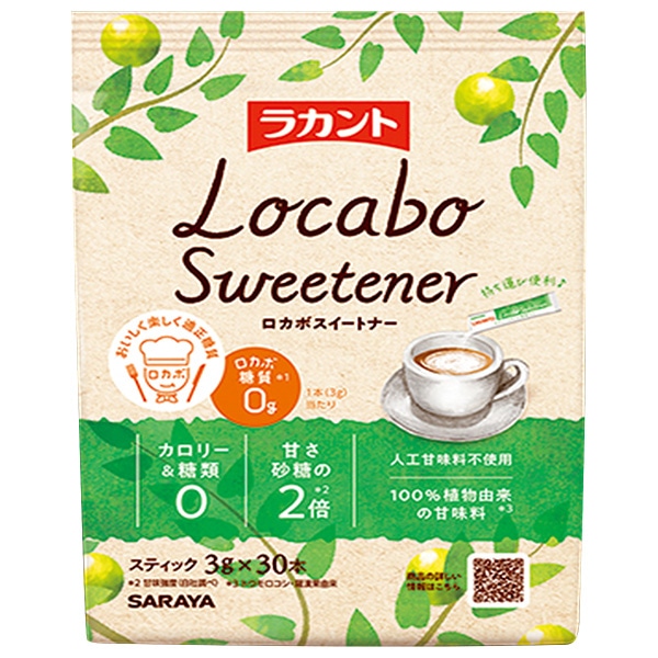 サラヤ ラカントロカボスイートナー 90g(3g×30本)×6袋入