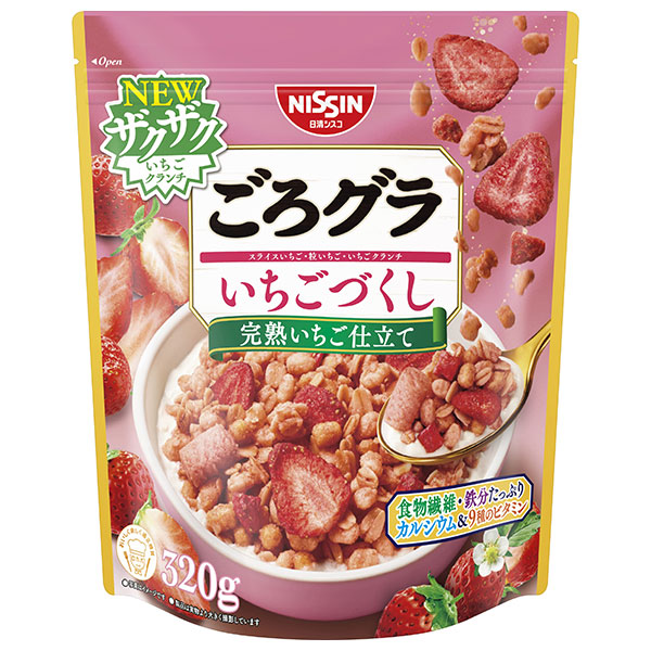 日清シスコ ごろグラ いちごづくし 320g×6袋入