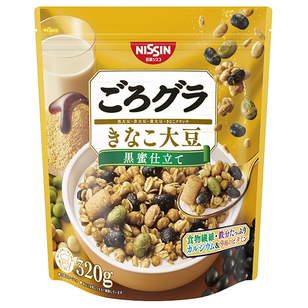 日清シスコ ごろグラ きなこ大豆 320g×6袋入 メーカー 問屋直送