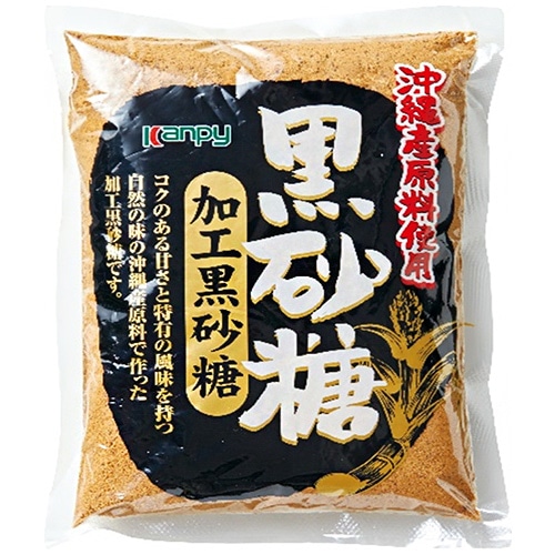 カンピー 加工 黒砂糖 450g×10袋入×(2ケース)