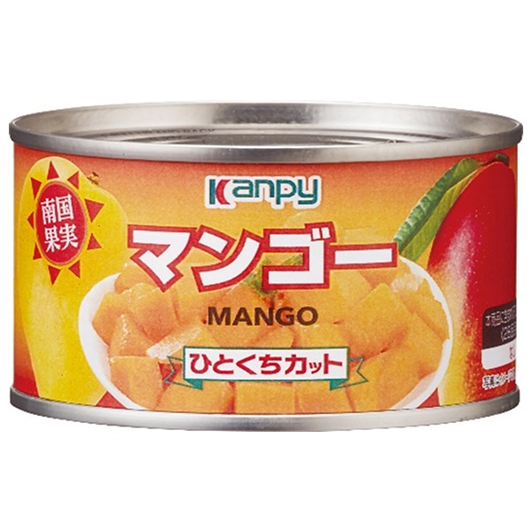 カンピー マンゴー ひとくちカット 225g缶×24個入×(2ケース)