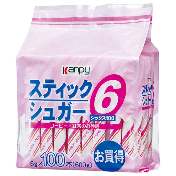 生活派 スティックシュガー (6g×100P)×12袋入×(2ケース)