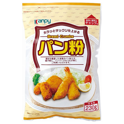 カンピー パン粉(チャック付き) 230g×30袋入