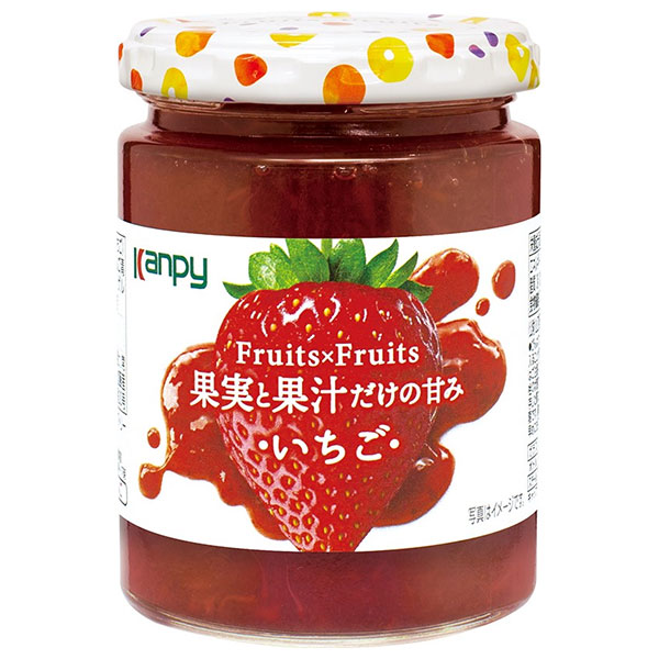 カンピー Fuits×Fruits いちご 260g瓶×12個入×(2ケース)