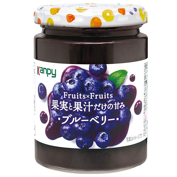 カンピー Fuits×Fruits ブルーベリー 260g瓶×12個入