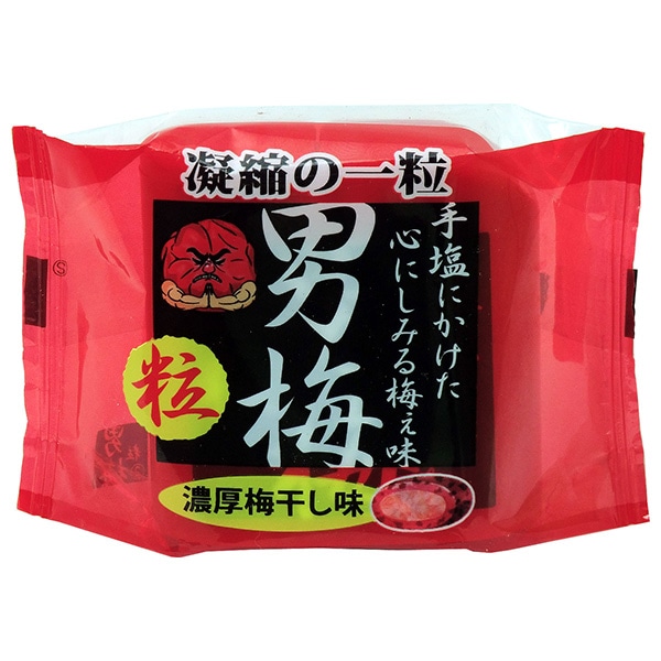 ネコポス ノーベル製菓 MEGA 男梅 粒 36g×6袋入