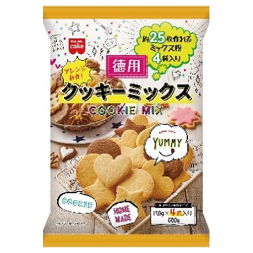 共立食品 徳用 クッキーミックス 600g(150g×4袋)×6袋入