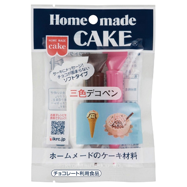 共立食品 三色デコペン(ソフトタイプ) 30g(10g×3本)×5袋入