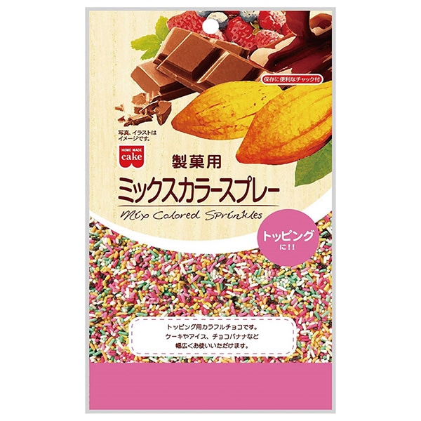 共立食品 製菓用 ミックスカラースプレー 120g×6袋入