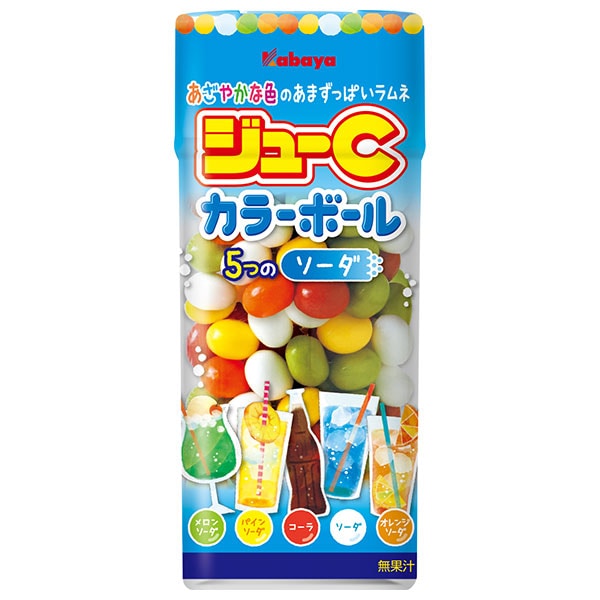 カバヤ ジューCカラーボール ソーダ 35g×30(10×3)個入