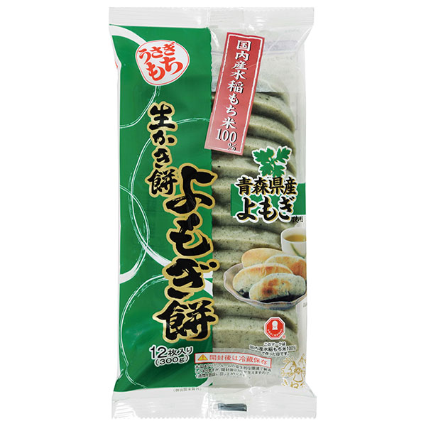 うさぎもち 生かき餅 よもぎ餅 300g(12枚入)×10袋入