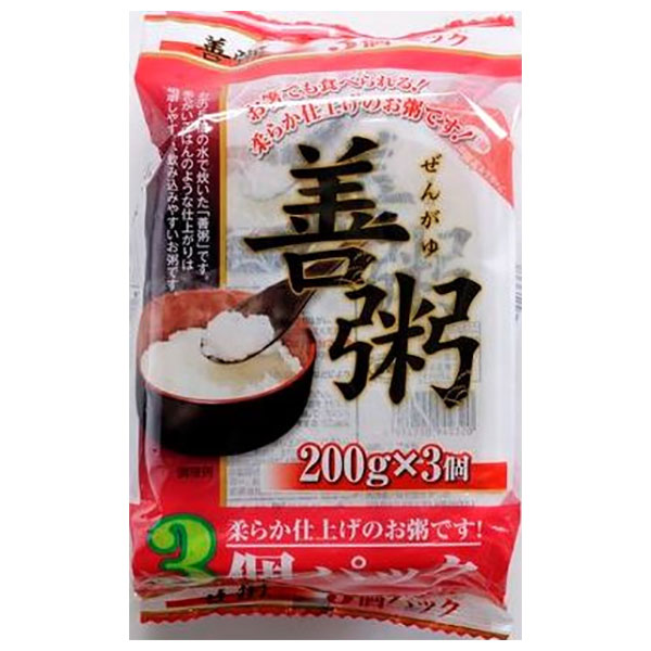 たかの 善粥 3個パック (200g×3個)×8袋入