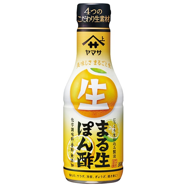 ヤマサ醤油 まる生ぽん酢 360ml×12本入