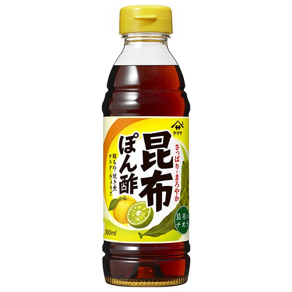 ヤマサ醤油 昆布ぽん酢 360mlペットボトル×12本入