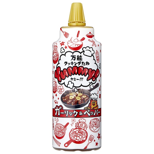 ヤマサ醤油 万能クッキングたれ Yummy! ガーリック&ペッパー 240gペットボトル×12本入×(2ケース)