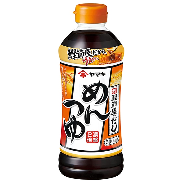 ヤマキ めんつゆ 500mlペットボトル×12本入×(2ケース)