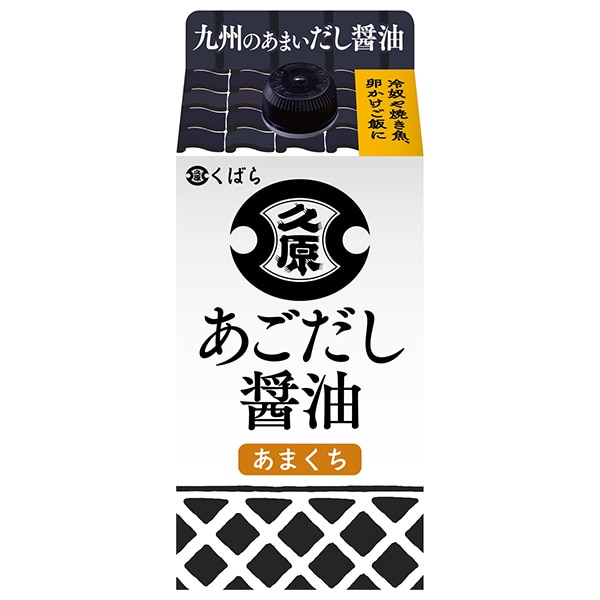 久原醤油 あごだし 醤油 200ml紙パック×12本入