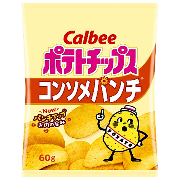カルビー ポテトチップス コンソメパンチ 55g×16袋入
