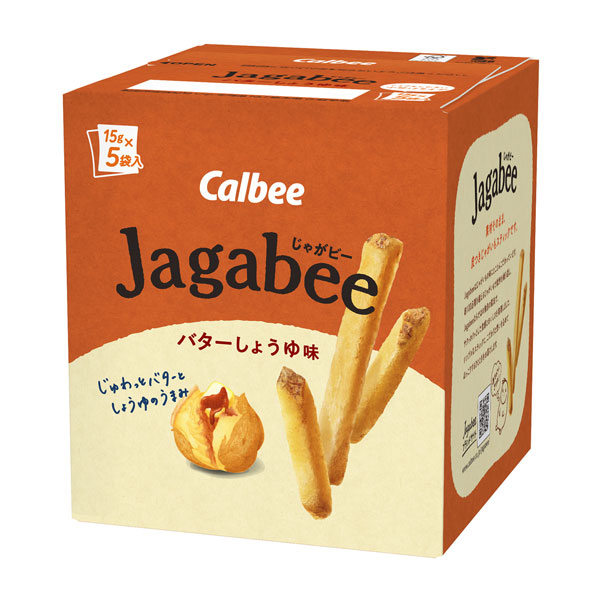 カルビー Jagabee(じゃがビー) バターしょうゆ味 75g×12箱入
