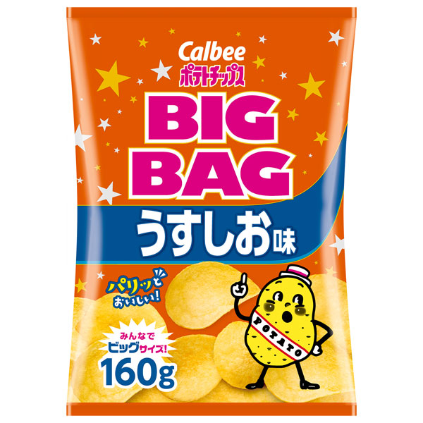 カルビー BIG BAG ポテトチップス うすしお味 160g×12袋入