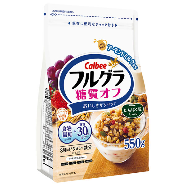 カルビー フルグラ 糖質オフ 550g×6袋入×(2ケース)
