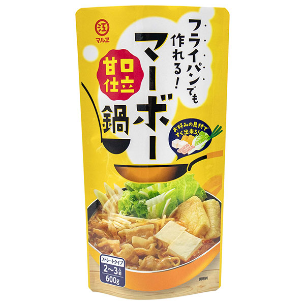 マルエ醤油 フライパンでも作れるマーボー鍋 甘口仕立 600g×12袋入×(2ケース)