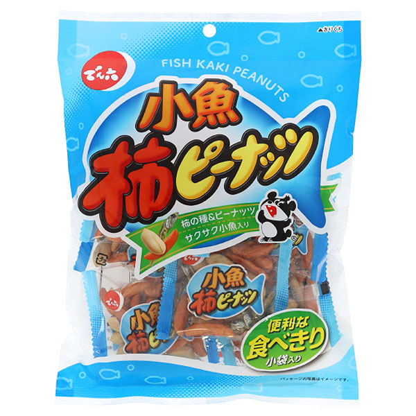 でん六 小魚 柿ピーナッツ 96g×12袋入