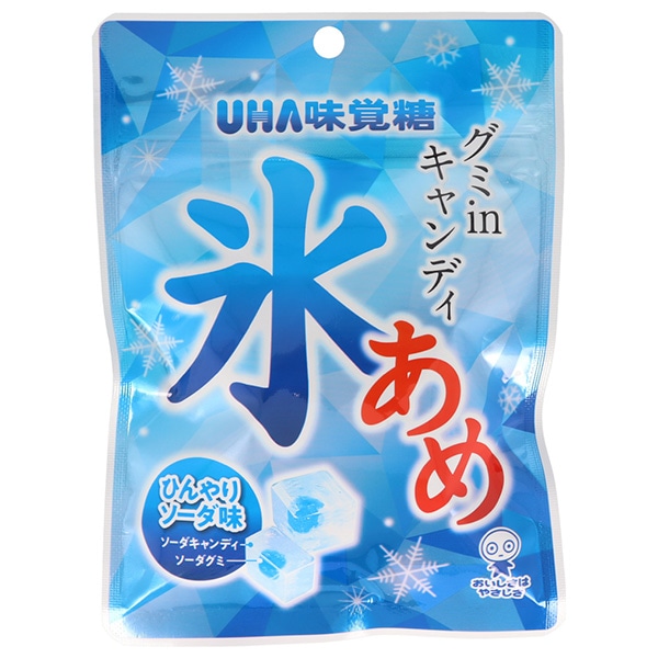 UHA味覚糖 氷あめ ソーダ 63g×6袋入