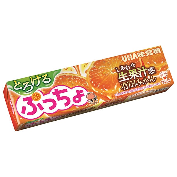 UHA味覚糖 ぷっちょスティック とろける有田みかん 10粒×10個入