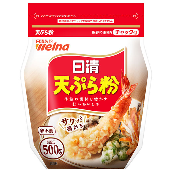 日清ウェルナ 日清 天ぷら粉 チャック付 500g×12袋入