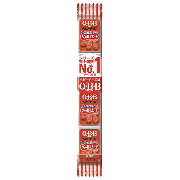 QBB ベビーチーズ 炙り明太子風味 54g(4個)×25個入 チルド 冷蔵品