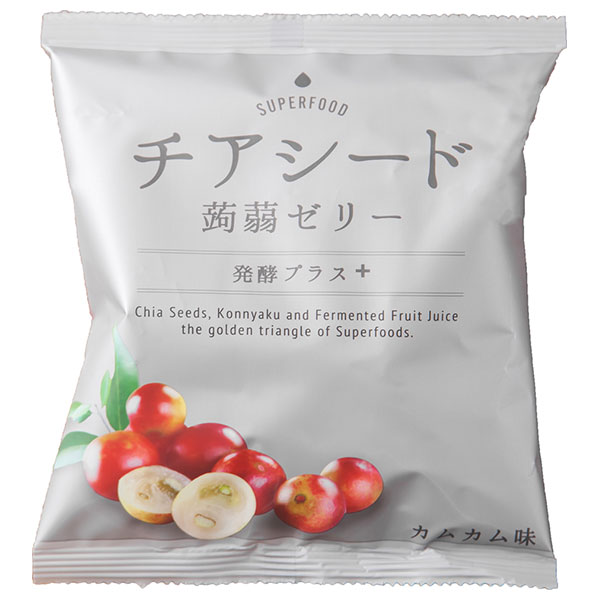 若翔 チアシード 蒟蒻ゼリー 発酵プラス カムカム 10個×12袋入