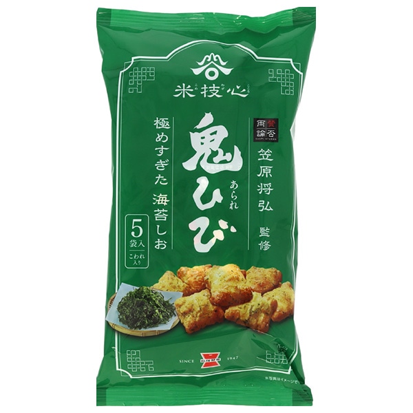 岩塚製菓 鬼ひび 海苔しお 100g×12袋入