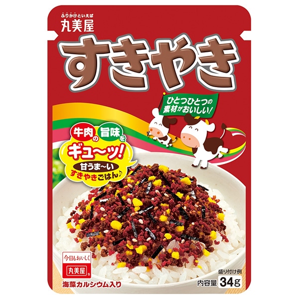 丸美屋 ふりかけ すきやき 34g×10袋入×(2ケース)