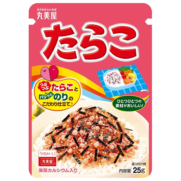 丸美屋 ふりかけ たらこ 25g×10袋入