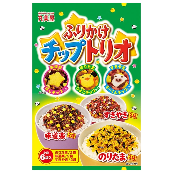 丸美屋 ふりかけ チップトリオ 14g×10袋入×(2ケース)