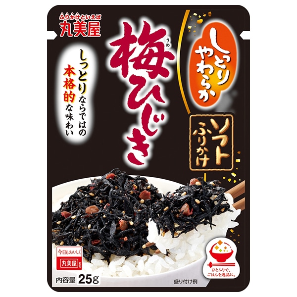 丸美屋 ソフトふりかけ 梅ひじき 25g×10袋入×(2ケース)