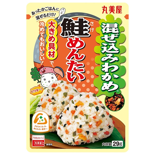 丸美屋 混ぜ込みわかめ 鮭めんたい 29g×10袋入×(2ケース)