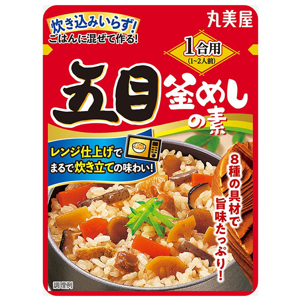 丸美屋 1合用 混ぜて作る 五目釜めしの素 110g×10個入
