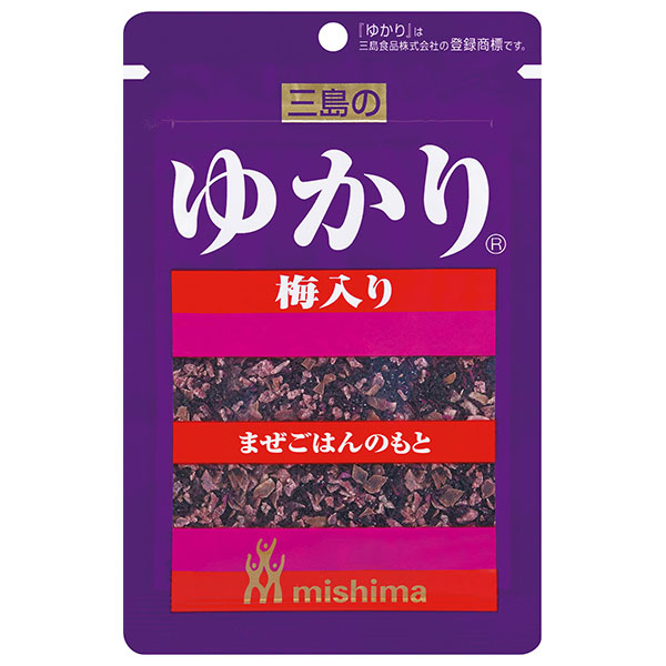ネコポス 三島食品 ゆかり梅入り 18g×10袋入