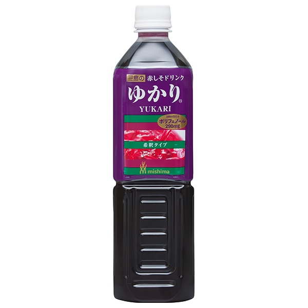 三島食品 赤しそドリンク ゆかり 840mlペットボトル×6本入