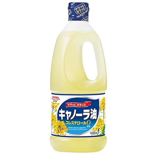 昭和産業 (SHOWA) キャノーラ油 1000g×12本入