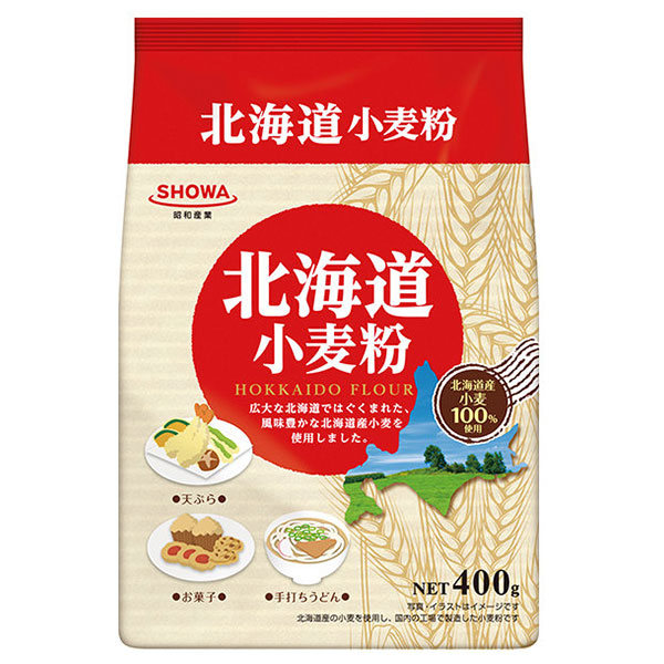 昭和産業 (SHOWA) 北海道小麦粉 400g×20袋入